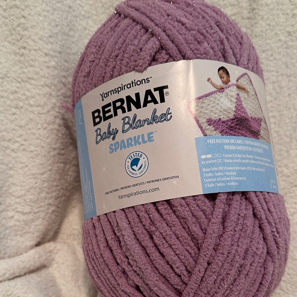 Bernat Baby Blanket Sparkle Yarn - Picture 1 of 4